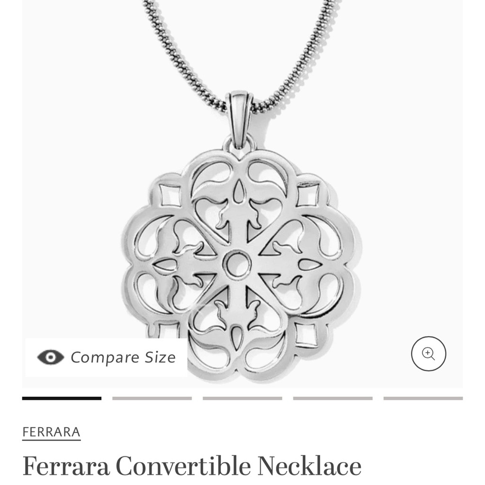 Brighton Ferrara Silver Necklace